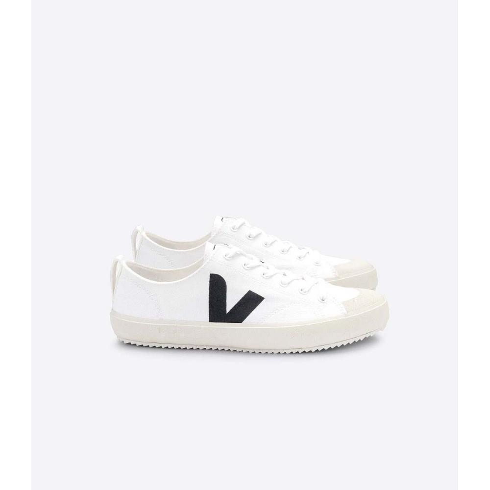 Veja NOVA CANVAS Men\'s Shoes White/Black | NZ 248NWY